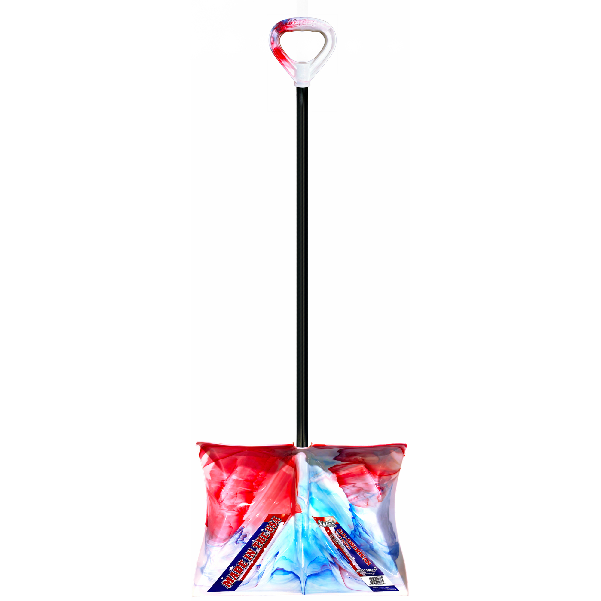 Bigfoot 18" Combination Snow Shovel – Multi-Use Blade Dozer Design with Metal Handle
